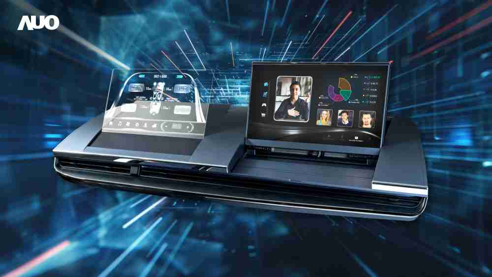 PG国际Micro LED Display HMI解决方案打造透明Micro LED前座仪表，，，，呈现信息并保留驾驶视野开阔；亦为副驾驶座乘客打造收放自如的Micro LED屏幕，，，，在不影响显示质量的前提于显示区内建镜头，，，让用户能与视讯对象直接眼神接触，，，，提供绝佳的双向沟通体验